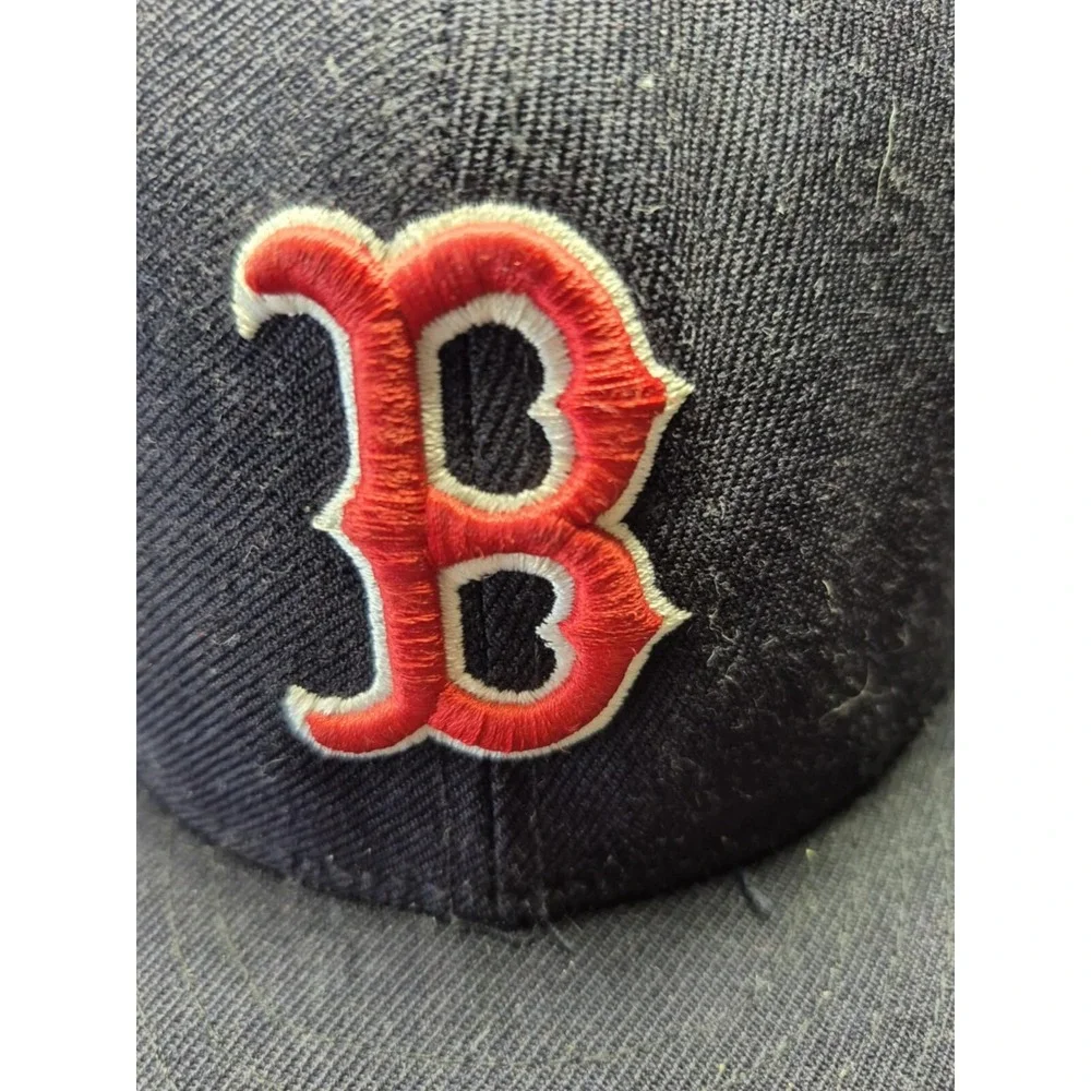 Boston Red Sox Authentic‎ New Era MLB  Fitted kids Cap Navy/Red 6 3/4